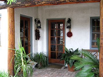 Carriage House Patio Entrance